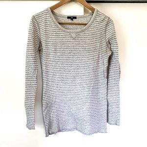 Gap 100% cotton cozy long sleeve stripe shirt